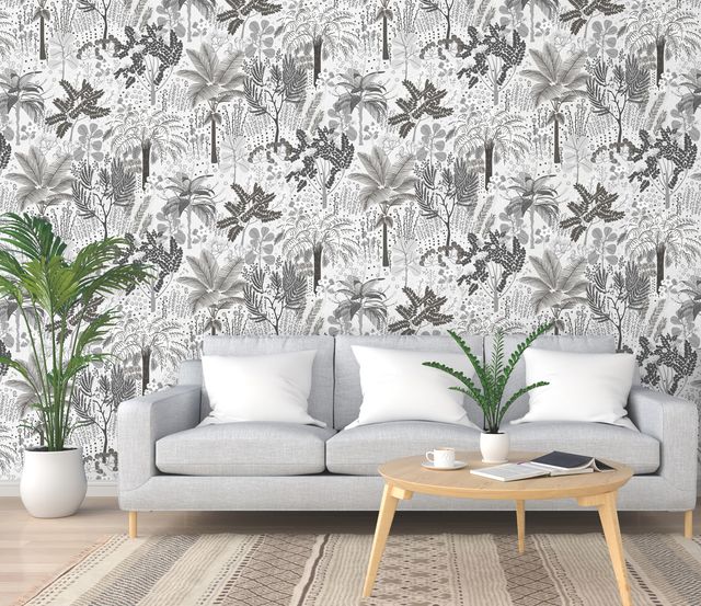 Papel de Parede Cores e Cenários  DZCC-168503P Folhagem