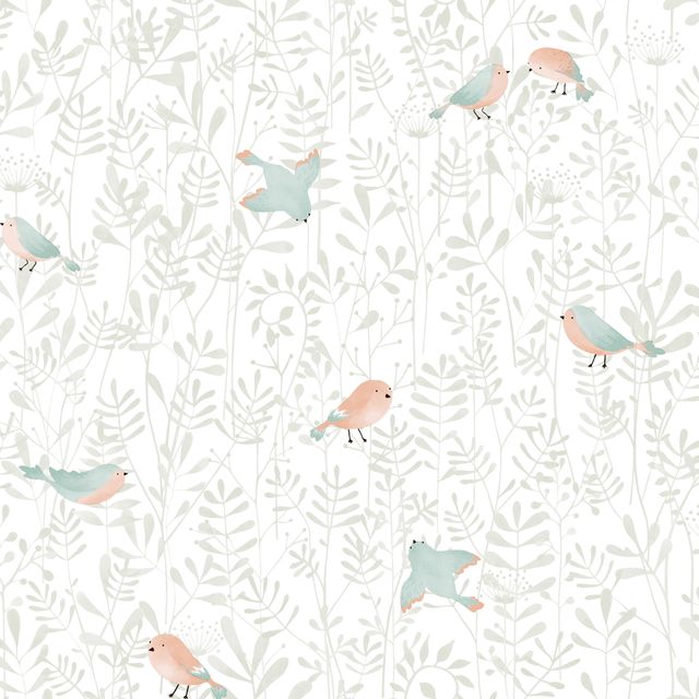 Papel de Parede DZMD-0804 Pássaros