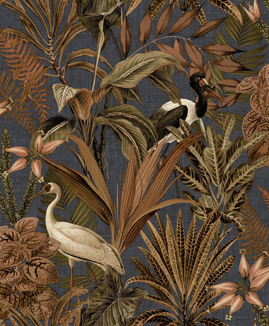 Papel de Parede   FLORA  Botânica Tropical Chic 84704