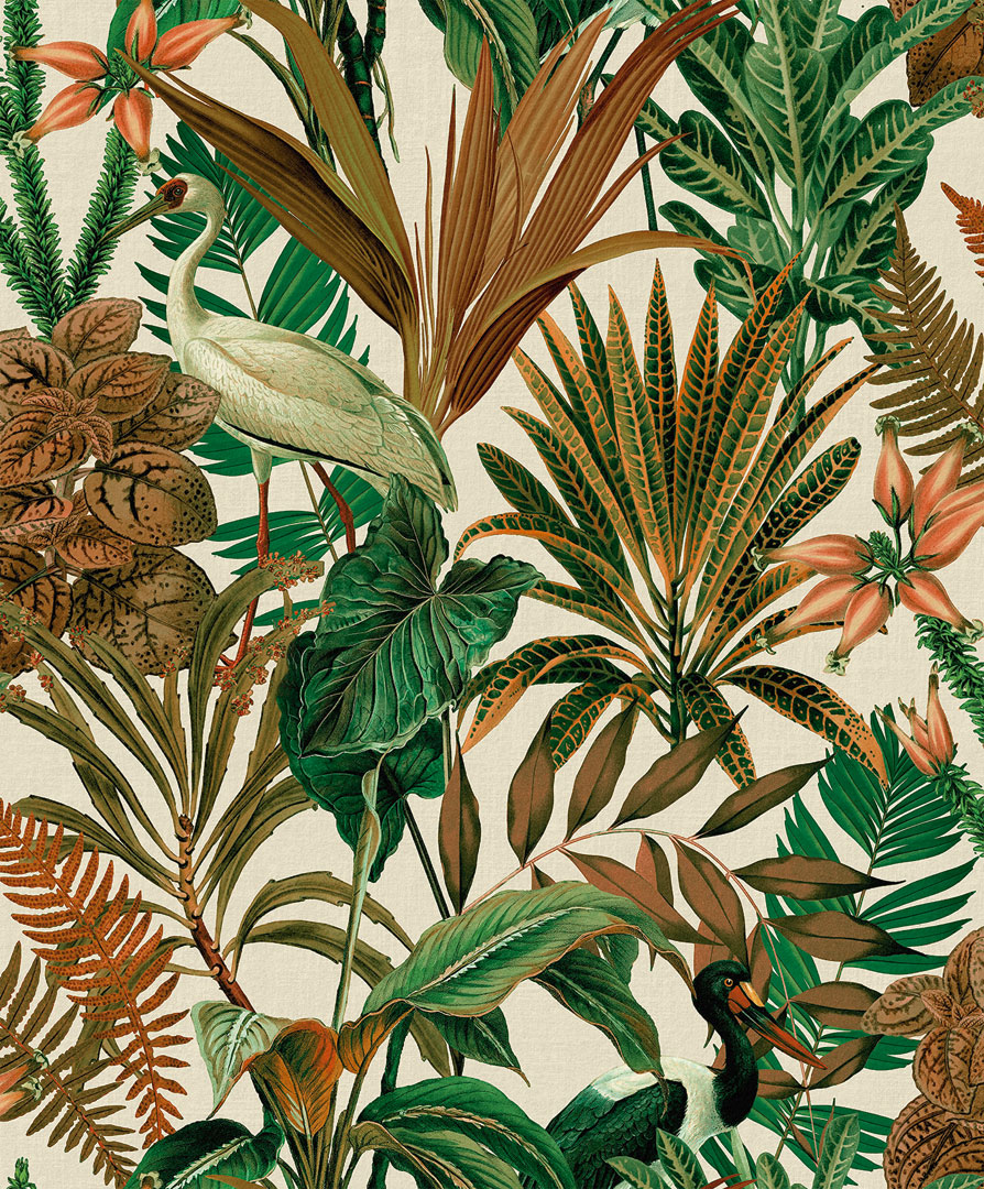 Papel de Parede   FLORA Botânica Tropical Chic 84766
