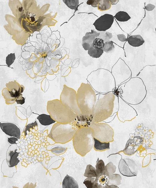Papel de Parede Floral DZENL-0302