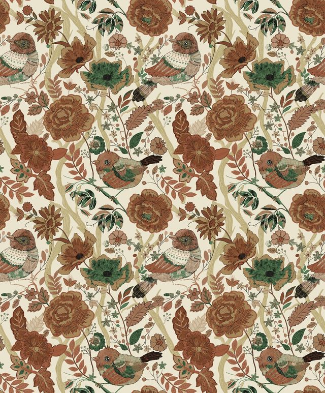 Papel de Parede Folhagem DZENL-2904