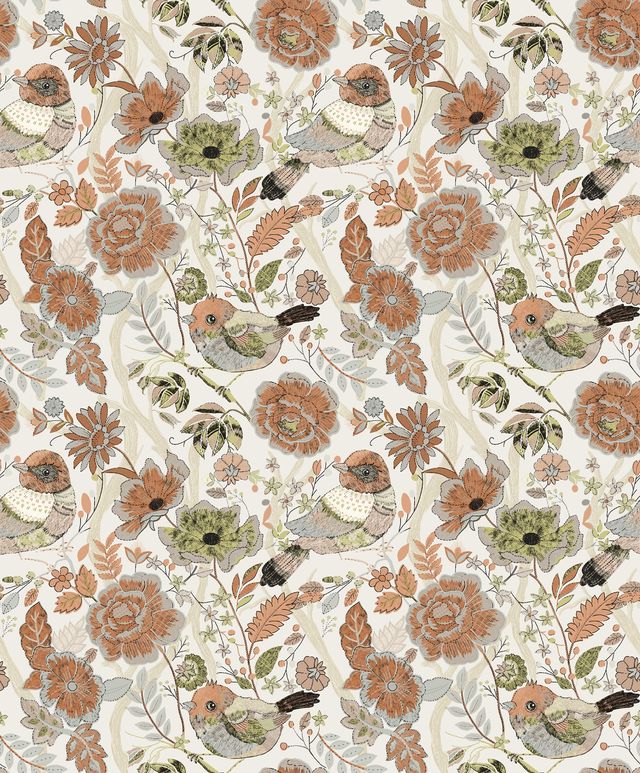 Papel de Parede Folhagem DZENL-2905