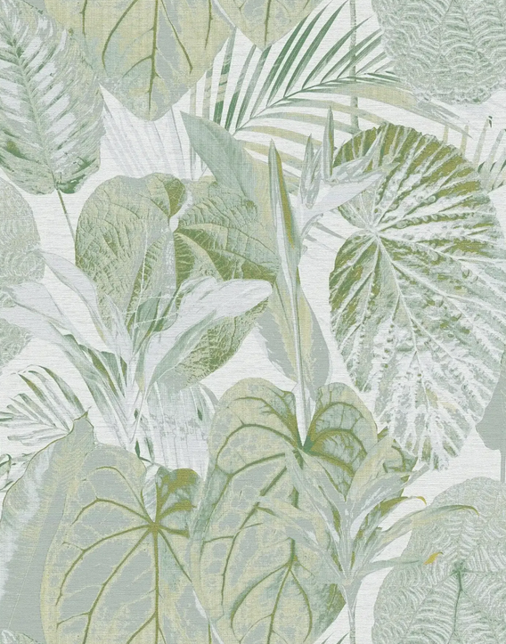 Papel de parede Folhagem Famous Garden 393554