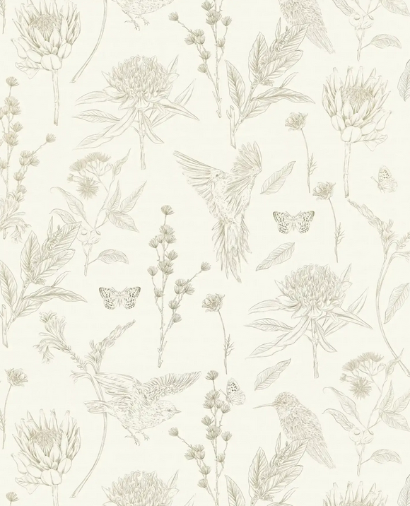 Papel de parede Folhagem Famous Garden 394293