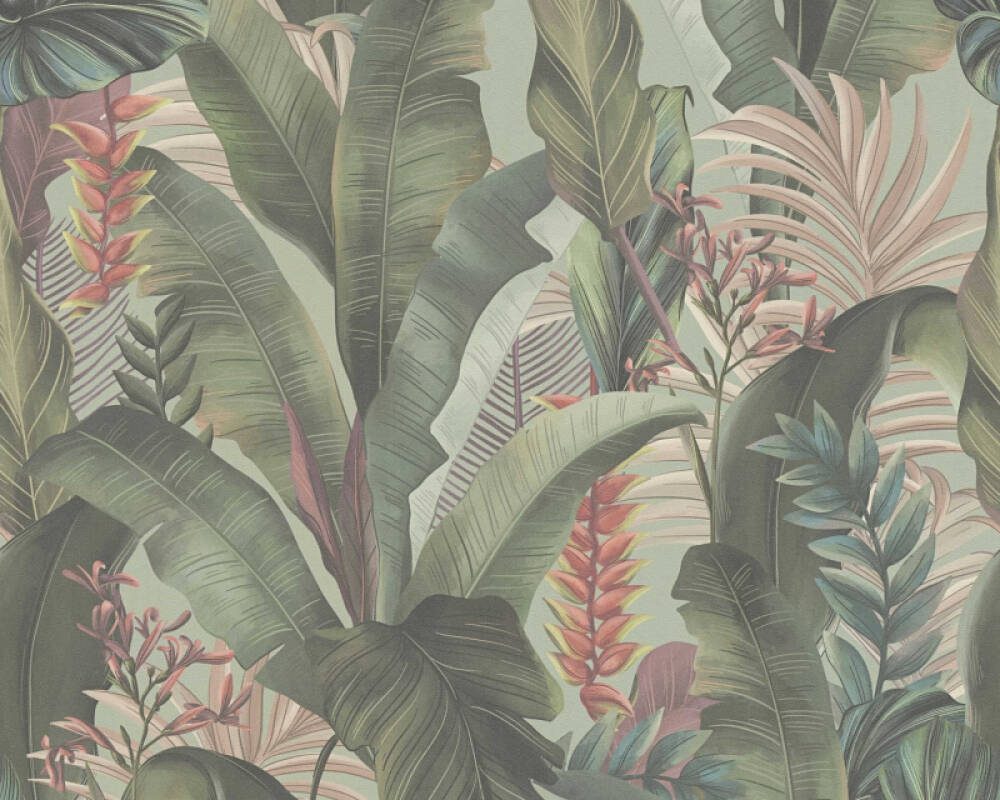 Papel de parede Folhagem Famous Garden 394353