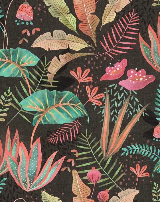 Papel de parede Folhagem/Floral Famous Garden 393481