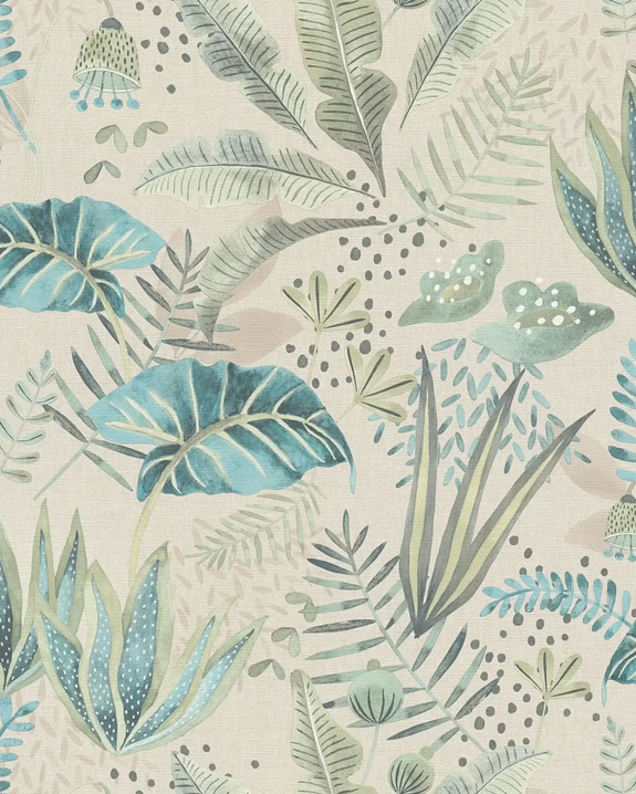 Papel de parede Folhagem/Floral Famous Garden 393484