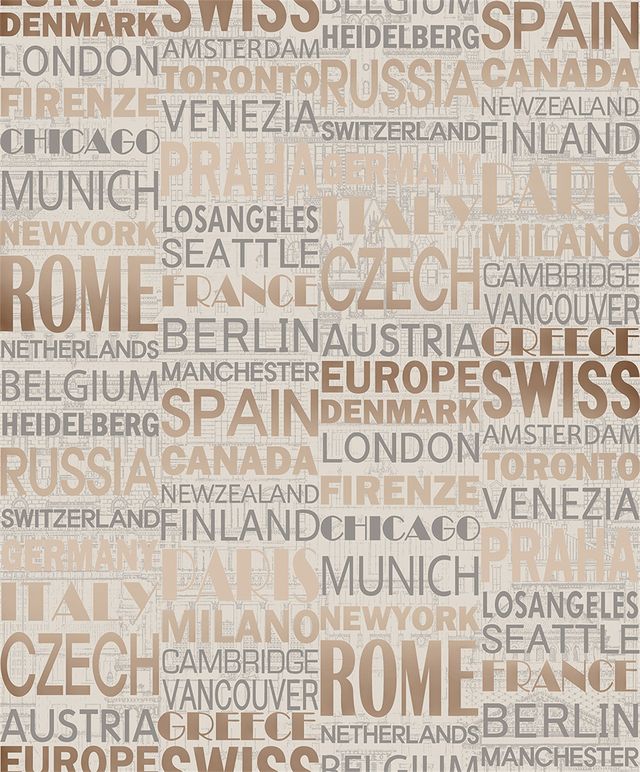 Papel de Parede INFINITY  DZIF-472301 Cidades do Mundo