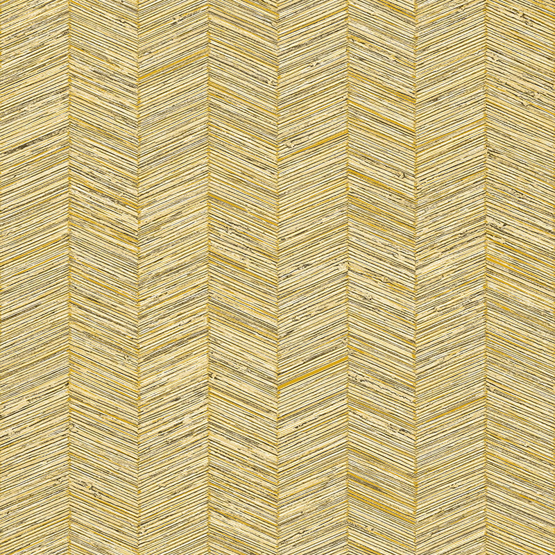 Papel de Parede Seven Chevron Dourado