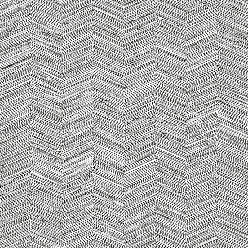 Papel de Parede Seven Chevron Prata