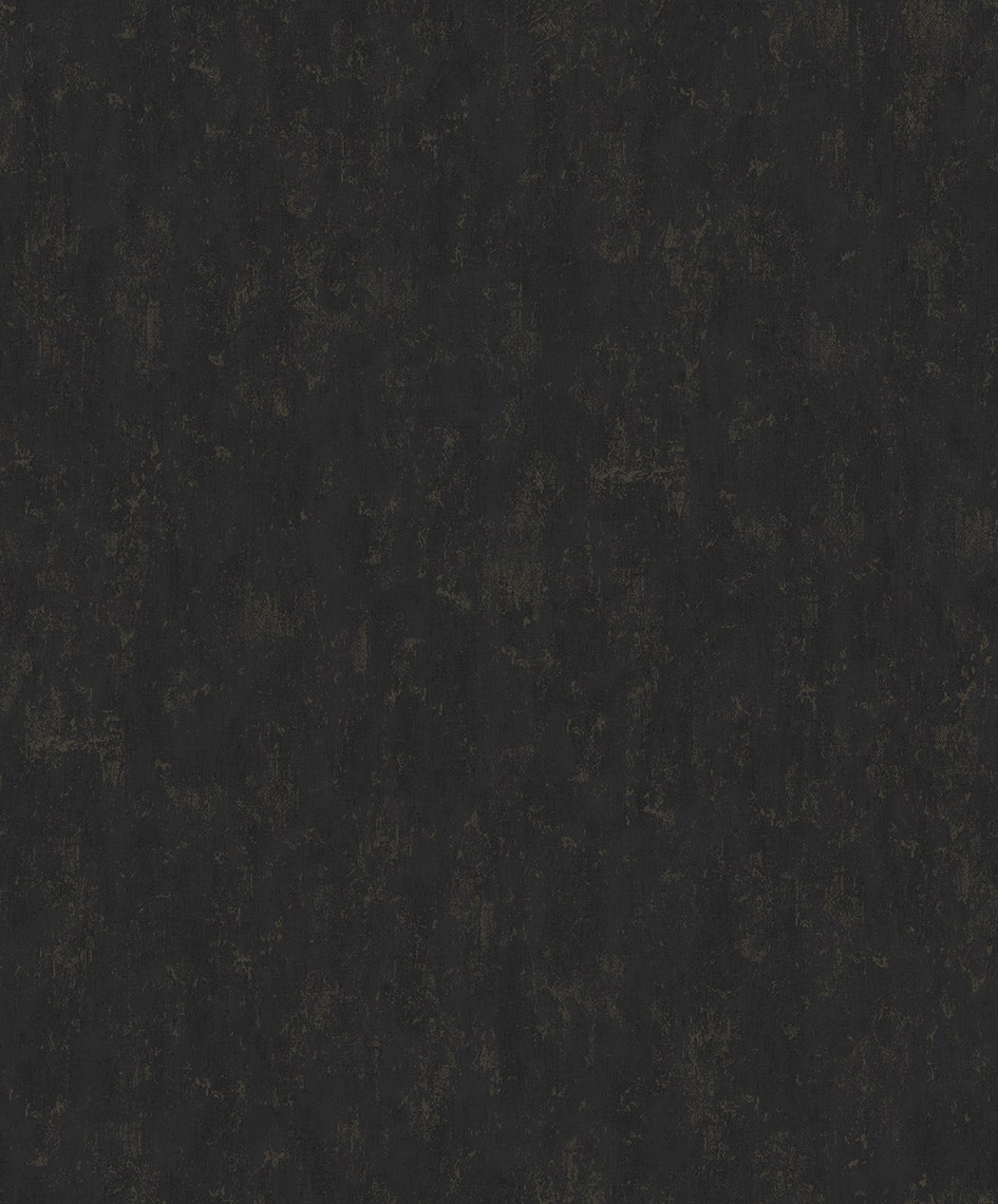 Papel de Parede Seven Manchado Preto com Dourado