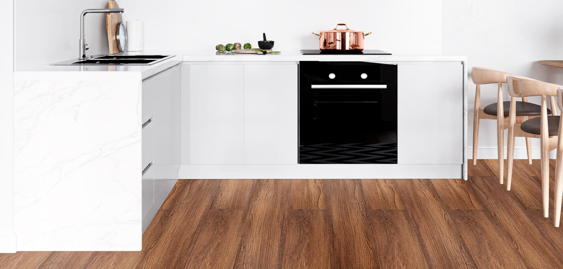 PISO VINILICO LVT REALFLOOR - CANELA   CX C/ 3,59 MT²  