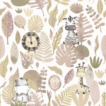 Papel de parede animais selvagens na floresta HAPPY  14838