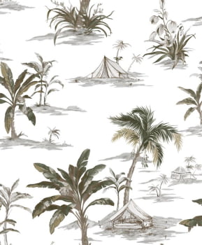 Papel de Parede Cores e Cenários  DZCC-004022 Folhagem
