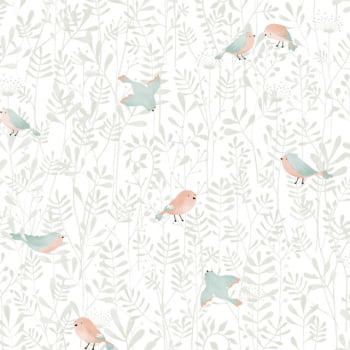 Papel de Parede DZMD-0804 Pássaros