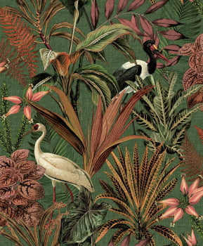 Papel de Parede   FLORA Botânica Tropical Chic 84759