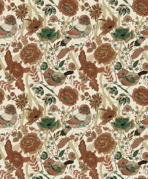Papel de Parede Folhagem DZENL-2904