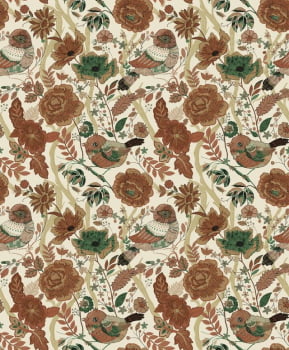 Papel de Parede Folhagem DZENL-2904