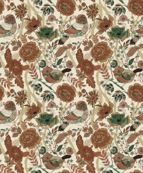 Papel de Parede Folhagem DZENL-2904