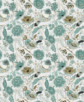 Papel de Parede Folhagem DZENL-2906