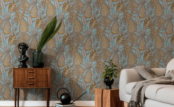 Papel de parede Folhagem Famous Garden 393464