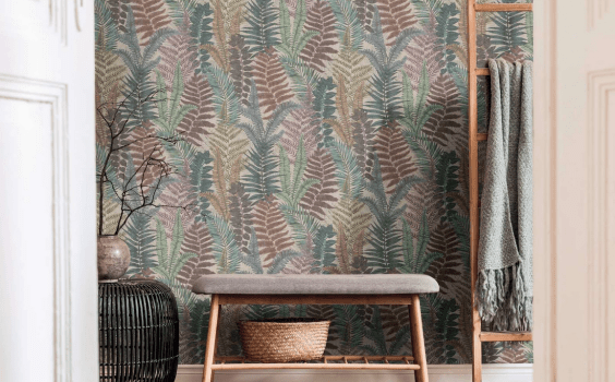 Papel de parede Folhagem Famous Garden 393471