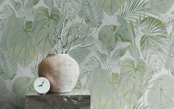 Papel de parede Folhagem Famous Garden 393554