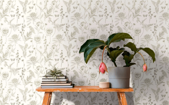 Papel de parede Folhagem Famous Garden 394293