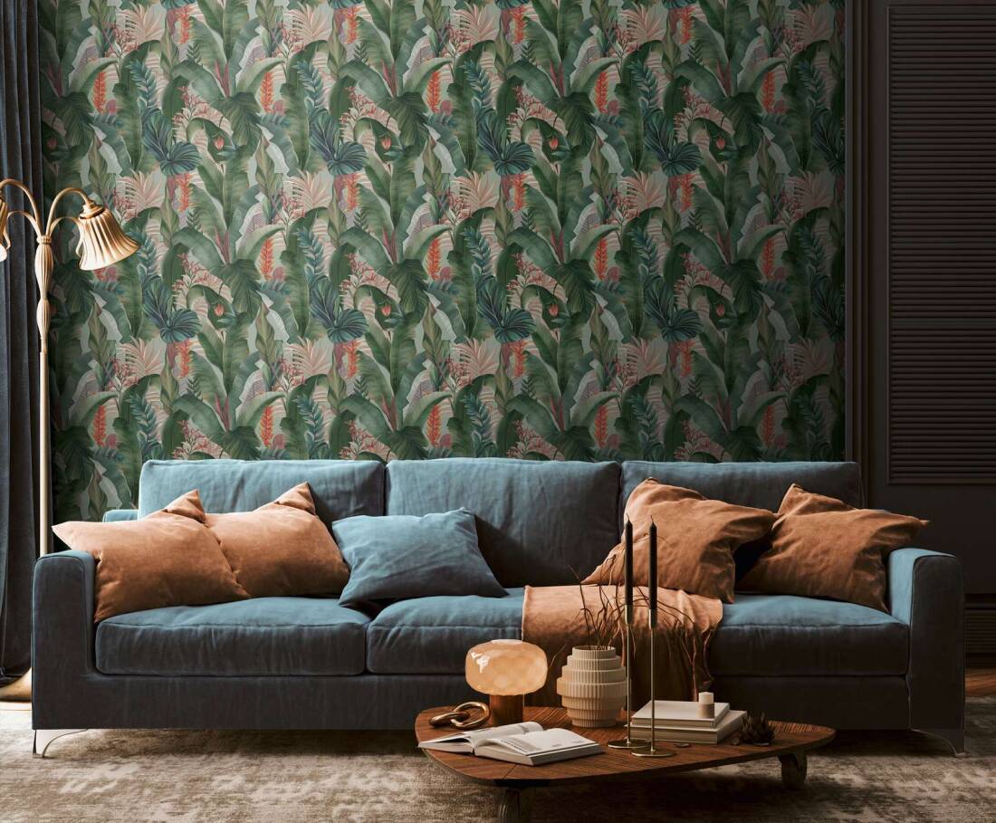 Papel de parede Folhagem Famous Garden 394353