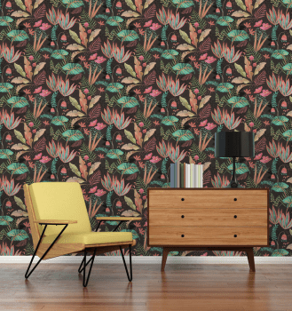 Papel de parede Folhagem/Floral Famous Garden 393481