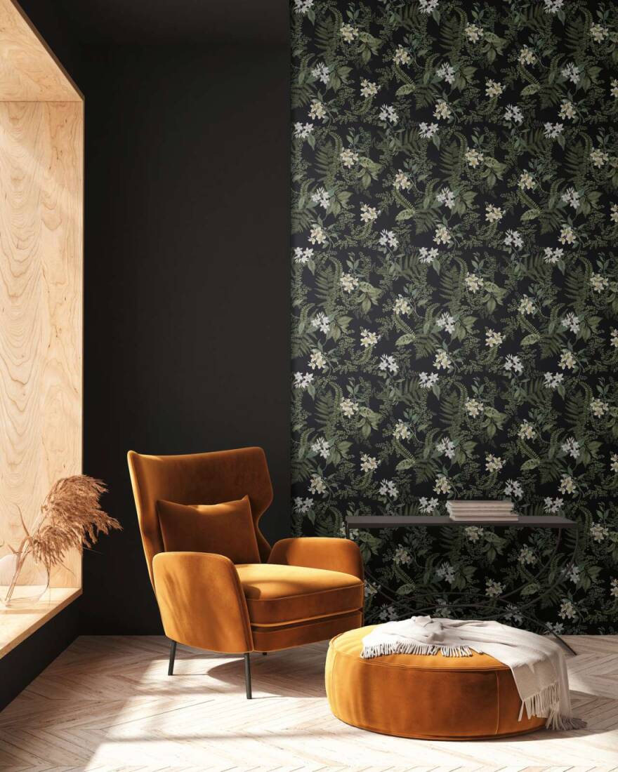 Papel de parede Folhagem/Floral Famous Garden 394244