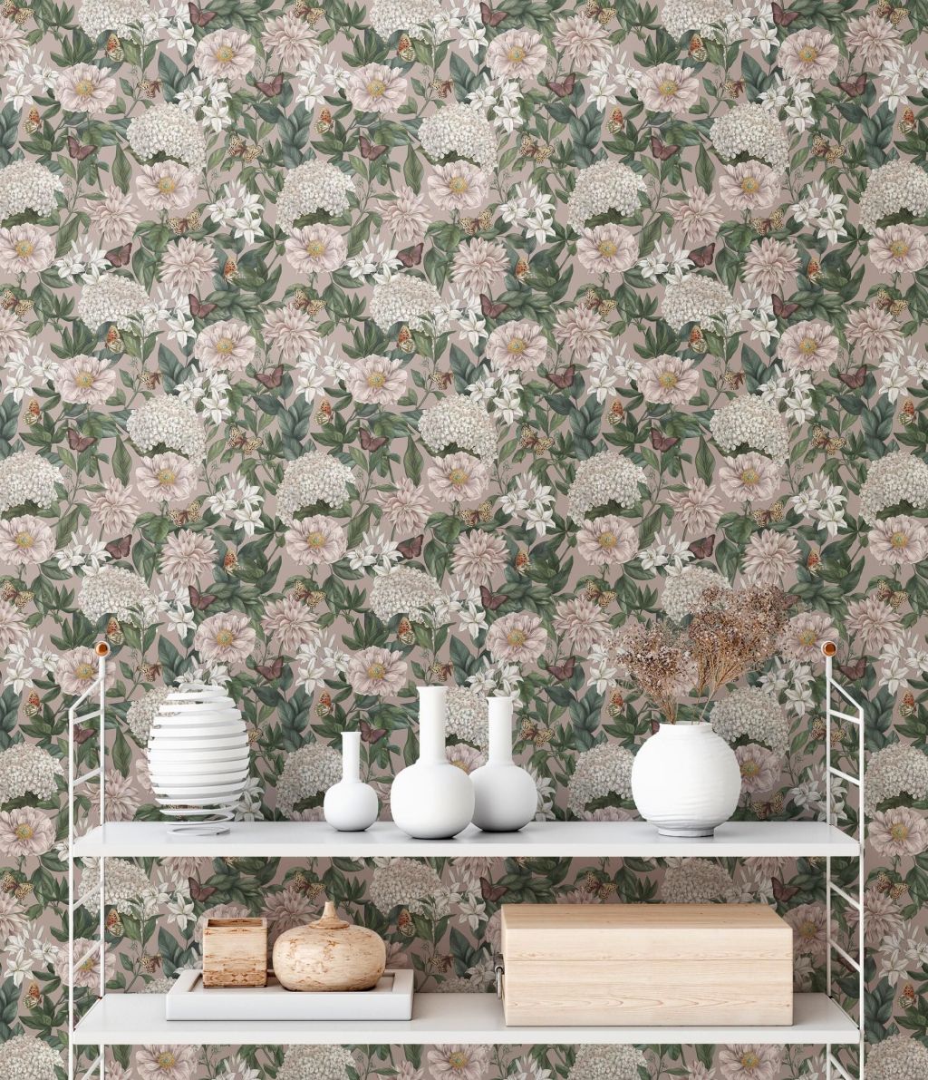 Papel de parede Folhagem/Floral Famous Garden 394262