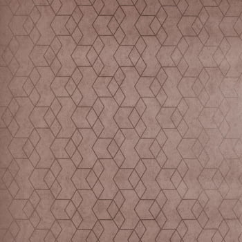 PAPEL DE PAREDE IMPORTADO GEOMETRICO BRONZE SANBLAS