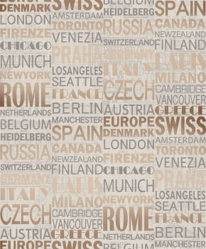 Papel de Parede INFINITY  DZIF-472301 Cidades do Mundo