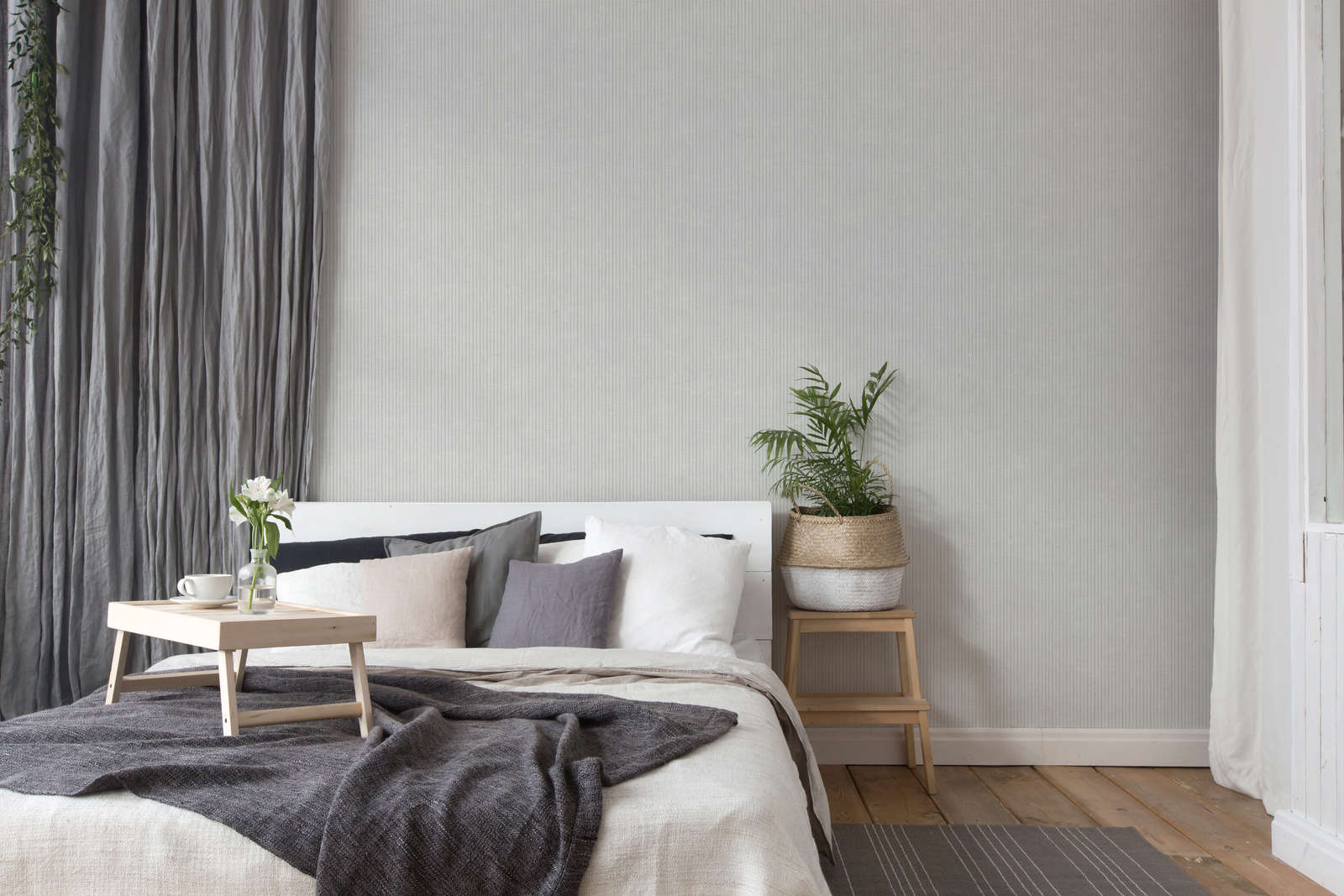 Papel de parede Listrado Famous Garden 390763