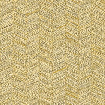 Papel de Parede Seven Chevron Dourado