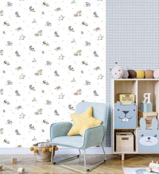 Papel de parede Xadrez HAPPY  14846